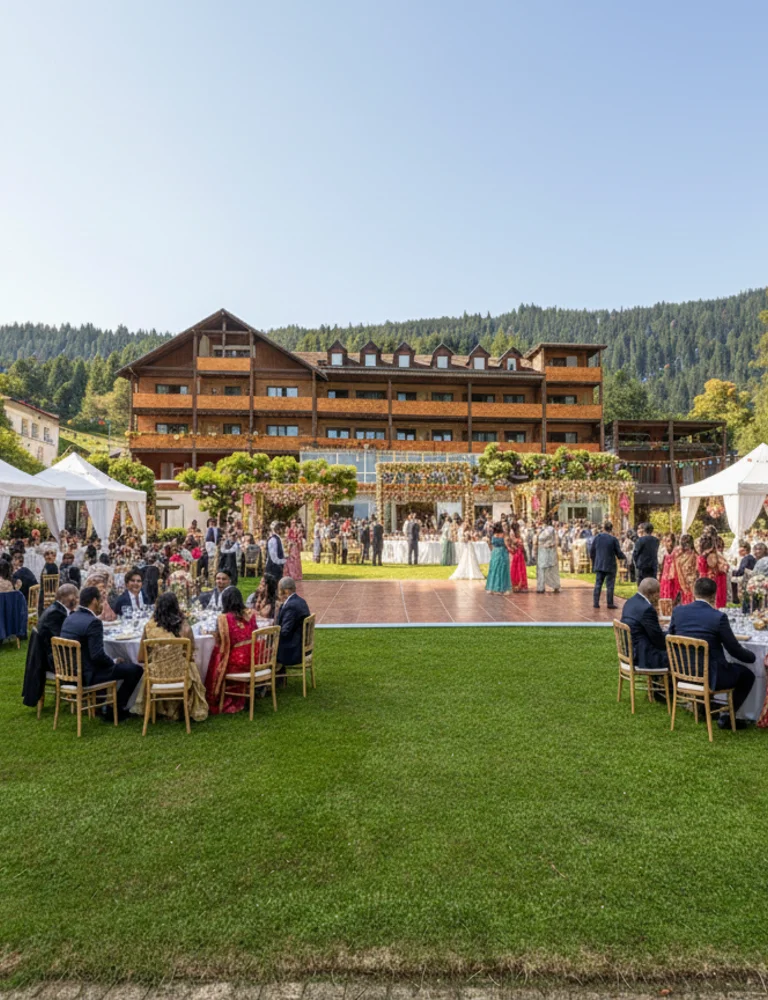 Dream wedding celebration at Beatenberg Resort